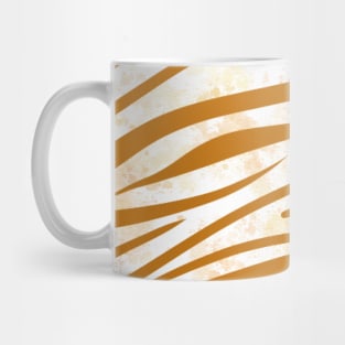 Watercolor Gold Tiger Pattern Mug